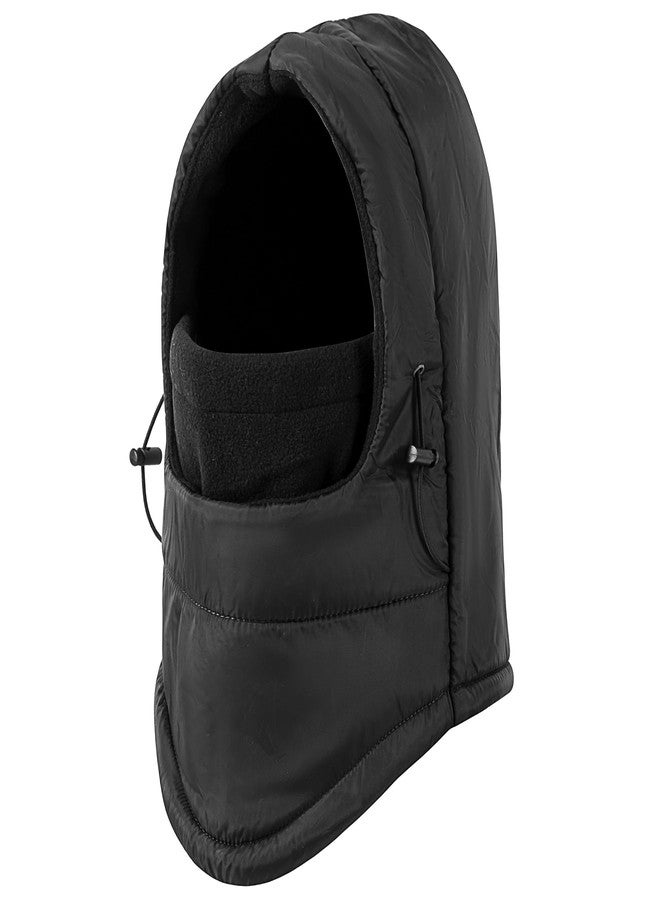 Tyzrdnac Balaclava Ski Mask Fleece Lining Windproof Warm Adjustable Thermal Winter Cold Weather Face Mask for Men Women Black - Image 1
